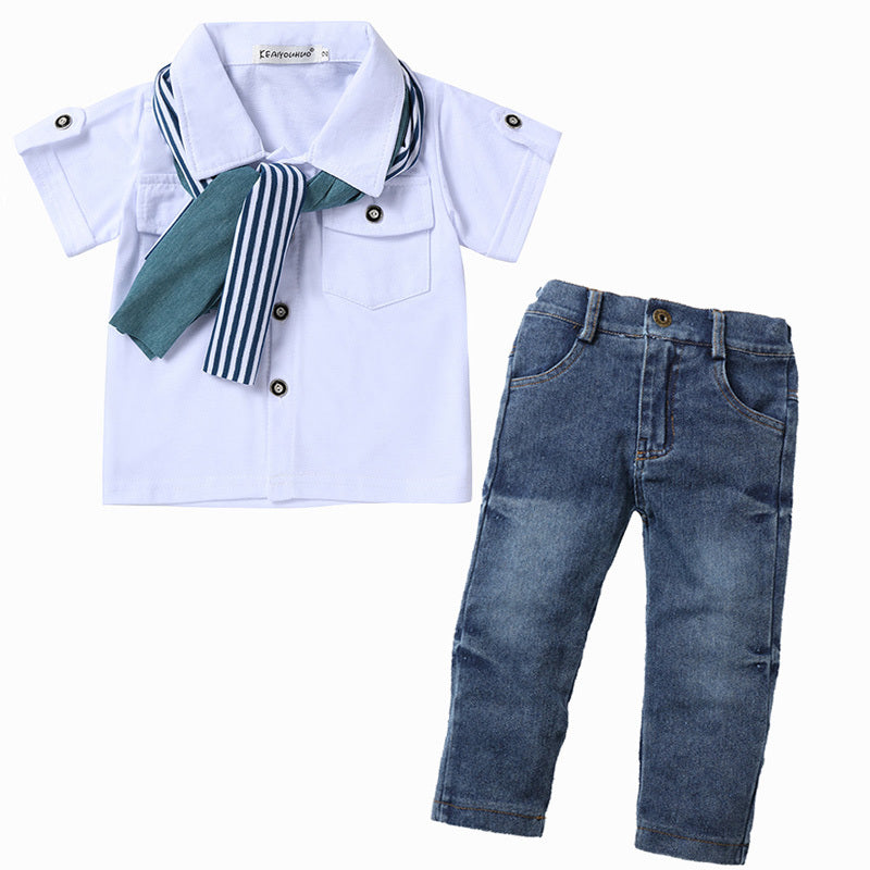 Boys summer casual suit - Nkayo Fashion