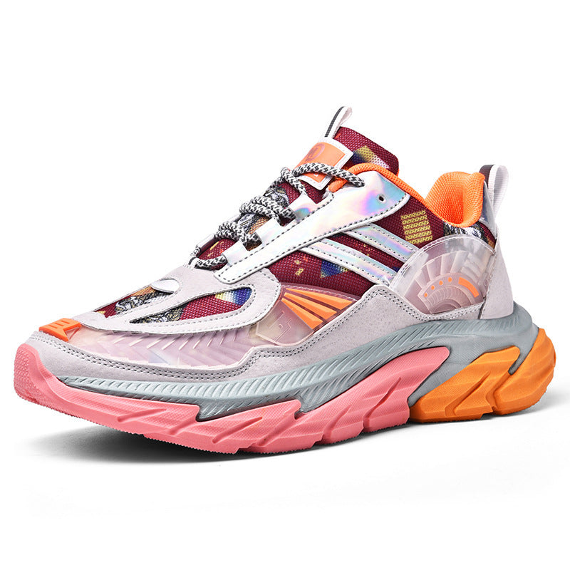 Spring Plus Size Breathable Mesh Flame Old Coconut Shoes Student Youth Sports Shoes - Nkayo Fashion