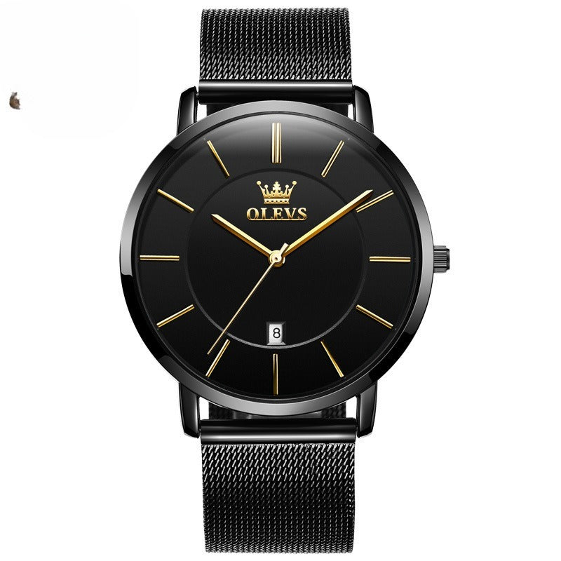 Valentine's Day Thin Men And Women Couple Electronic Quartz Watch - Nkayo Fashion