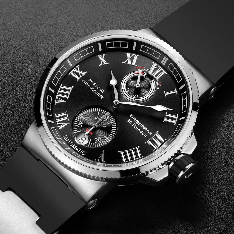 Automatic Mechanical Watch Waterproof Luminous Men - Nkayo Fashion