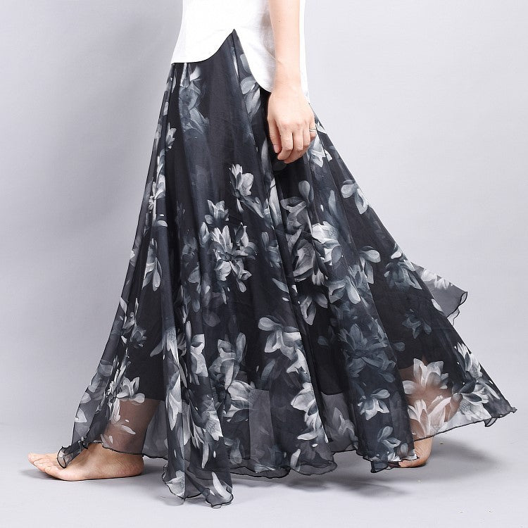 Chiffon skirt summer - Nkayo Fashion