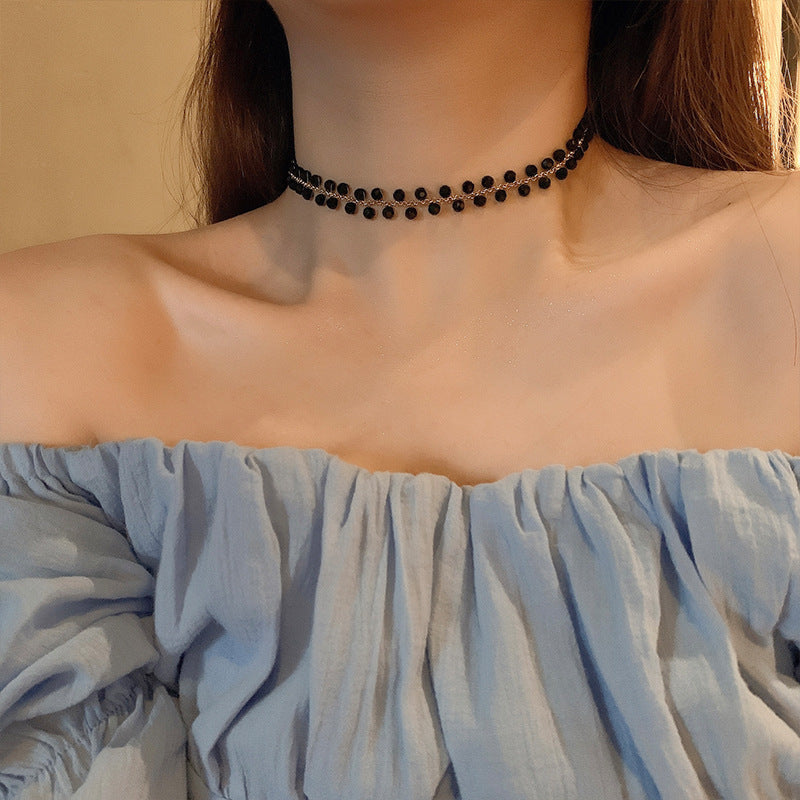 Crystal Weave Summer Necklace - Nkayo Fashion