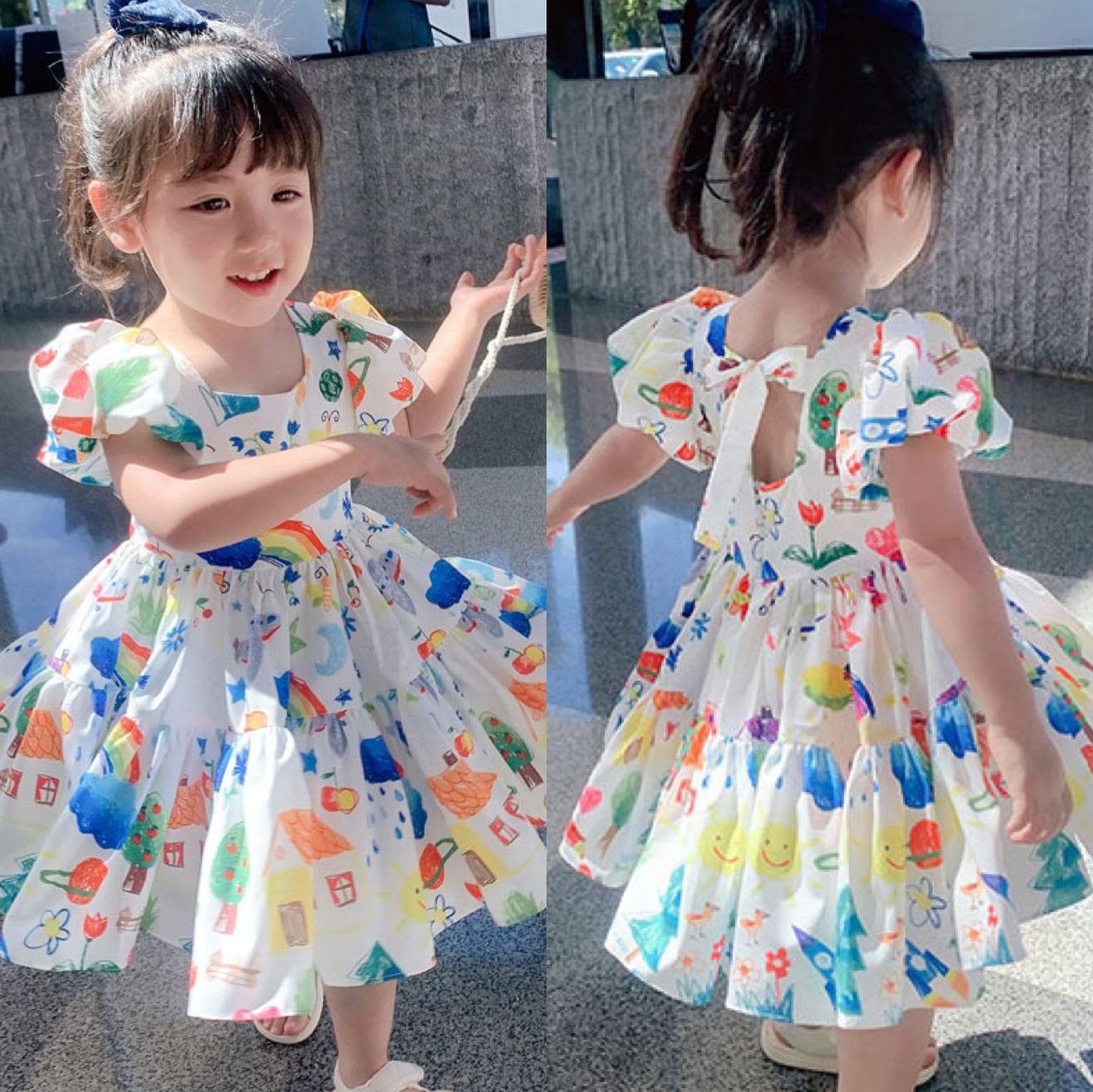 Girls summer dress - Nkayo Fashion
