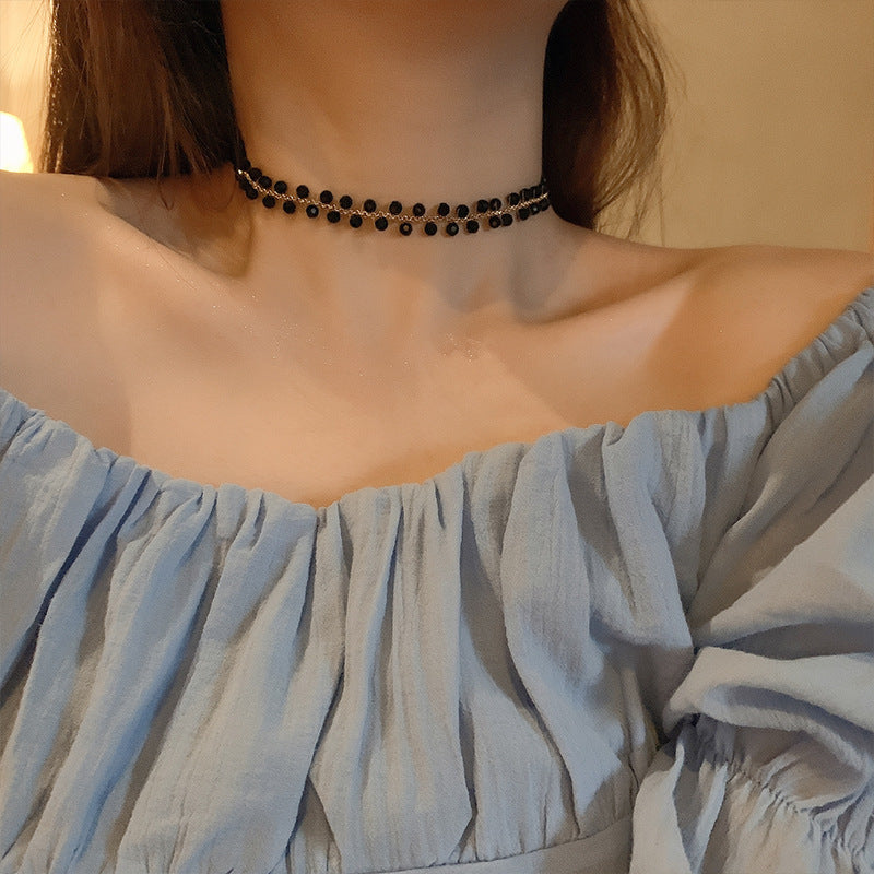 Crystal Weave Summer Necklace - Nkayo Fashion