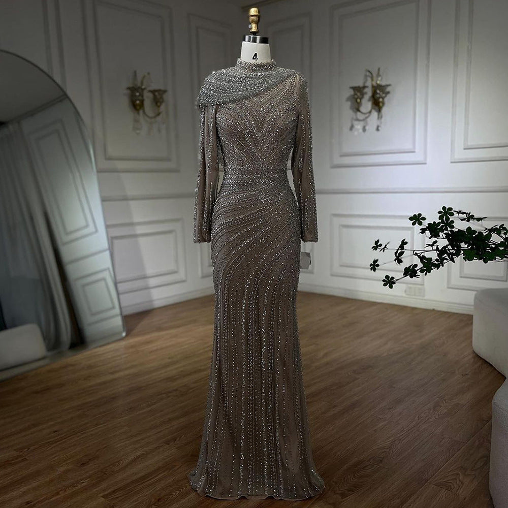Nude Fishtail Slim Women Dress - Nkayo Fashion