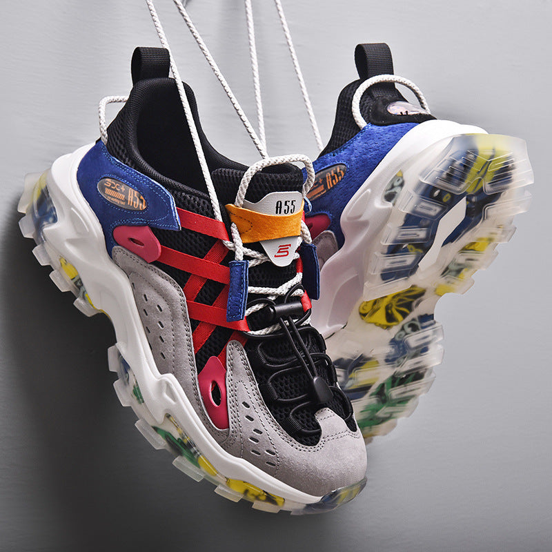 Guochao Facebook Thick-soled Casual Sneakers Net Celebrity Personality Street Dance - Nkayo Fashion