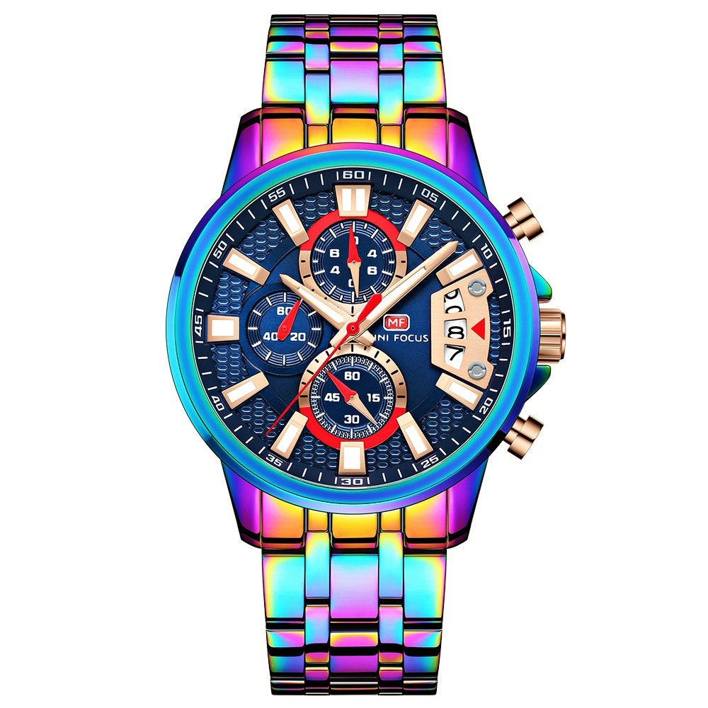 Personalized Waterproof Quartz Watch Magic Color Shell Multifunctional - Nkayo Fashion