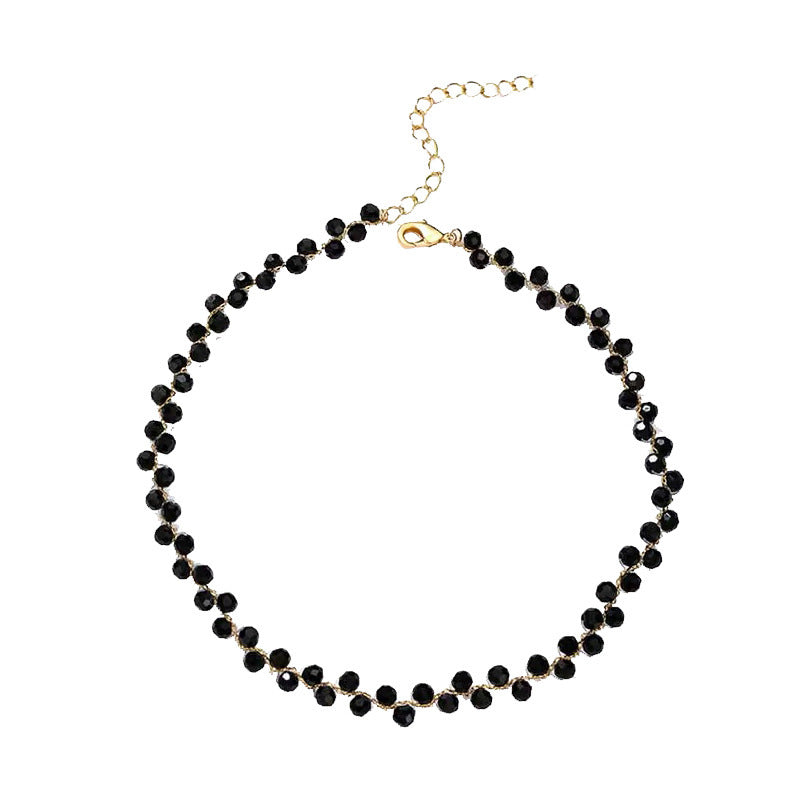 Crystal Weave Summer Necklace - Nkayo Fashion