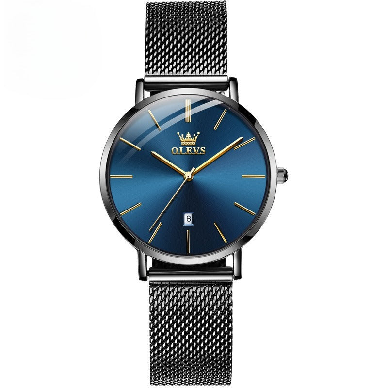 Valentine's Day Thin Men And Women Couple Electronic Quartz Watch - Nkayo Fashion