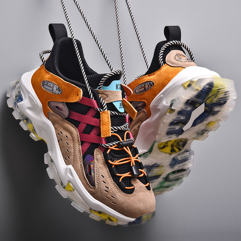 Guochao Facebook Thick-soled Casual Sneakers Net Celebrity Personality Street Dance - Nkayo Fashion