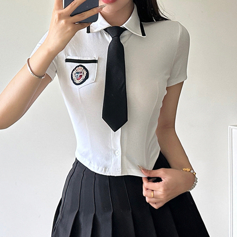 Summer Breasted Irregular Top - Nkayo Fashion
