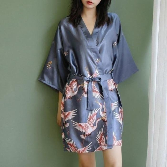 Women's summer print nightgown