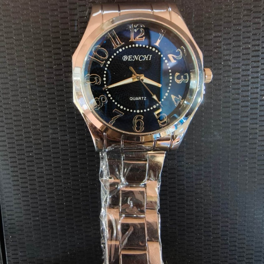 Men's Steel Belt Quartz Sports Watch - Nkayo Fashion