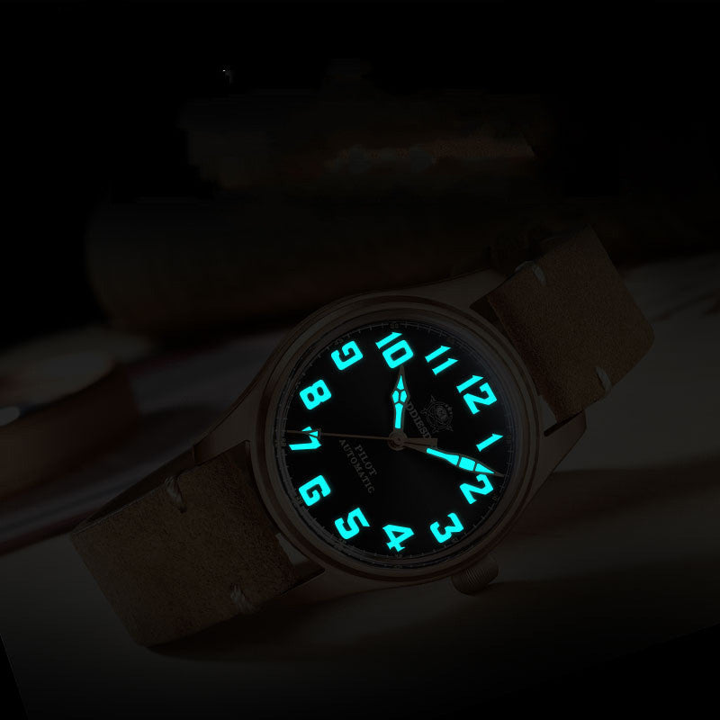 Automatic Mechanical Men's Watch Bronze - Nkayo Fashion