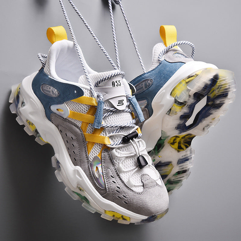 Guochao Facebook Thick-soled Casual Sneakers Net Celebrity Personality Street Dance - Nkayo Fashion