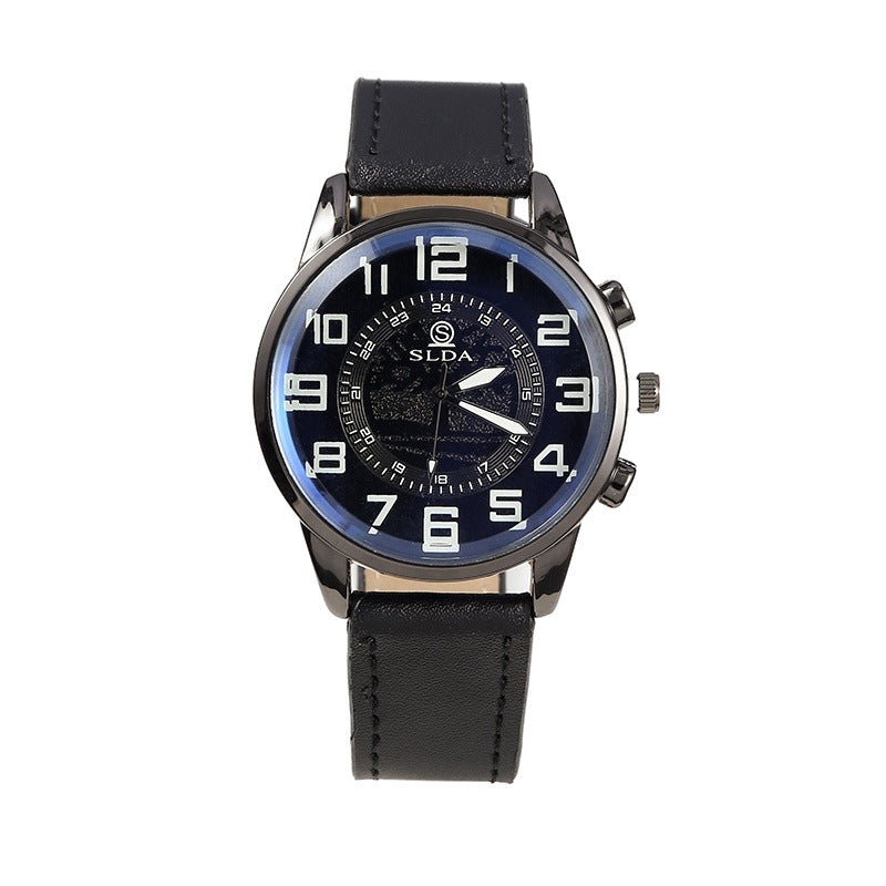 Belt Men's Digital Dial Quartz Watch - Nkayo Fashion