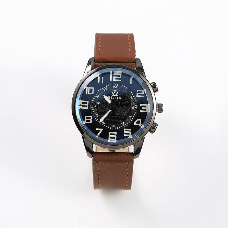 Belt Men's Digital Dial Quartz Watch - Nkayo Fashion