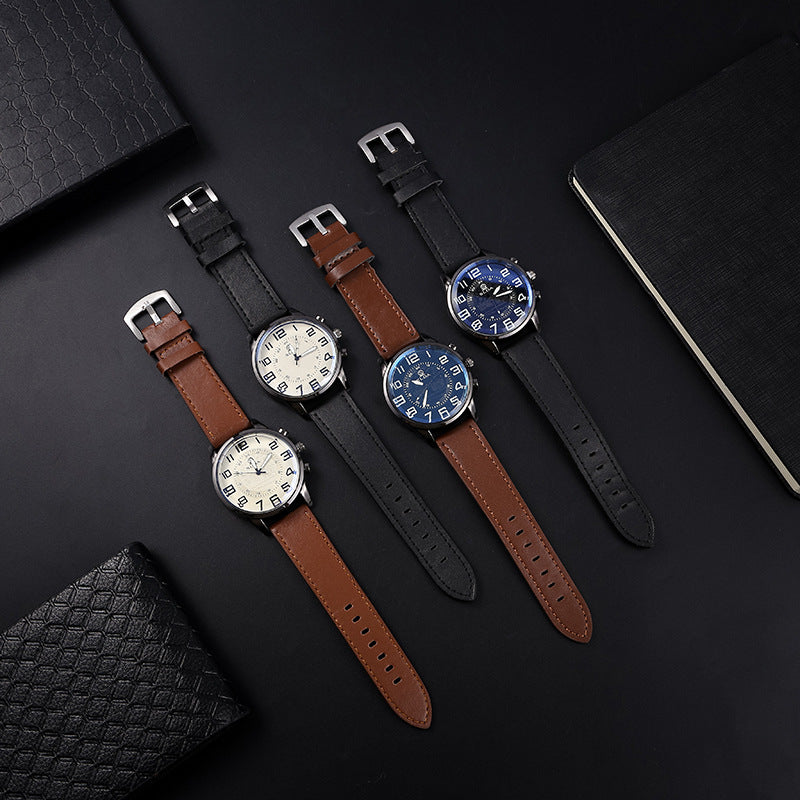 Belt Men's Digital Dial Quartz Watch - Nkayo Fashion
