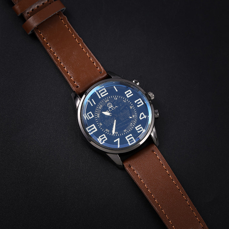 Belt Men's Digital Dial Quartz Watch - Nkayo Fashion