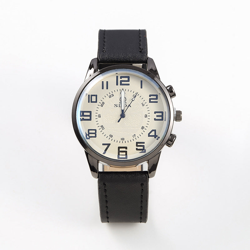 Belt Men's Digital Dial Quartz Watch - Nkayo Fashion