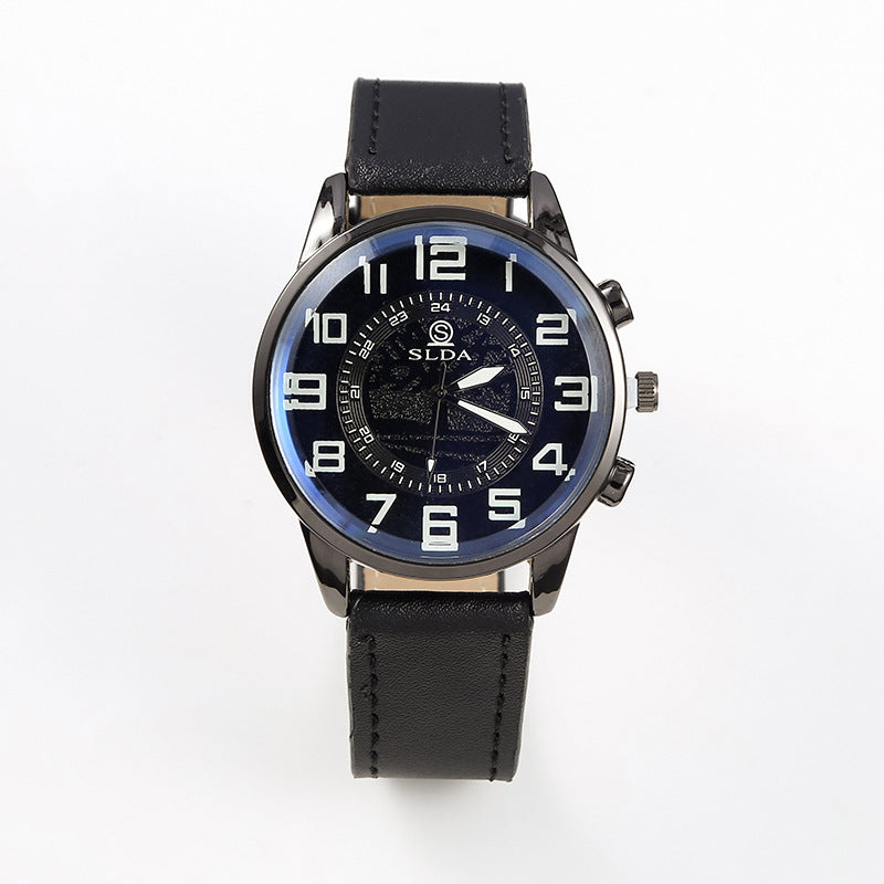 Belt Men's Digital Dial Quartz Watch - Nkayo Fashion