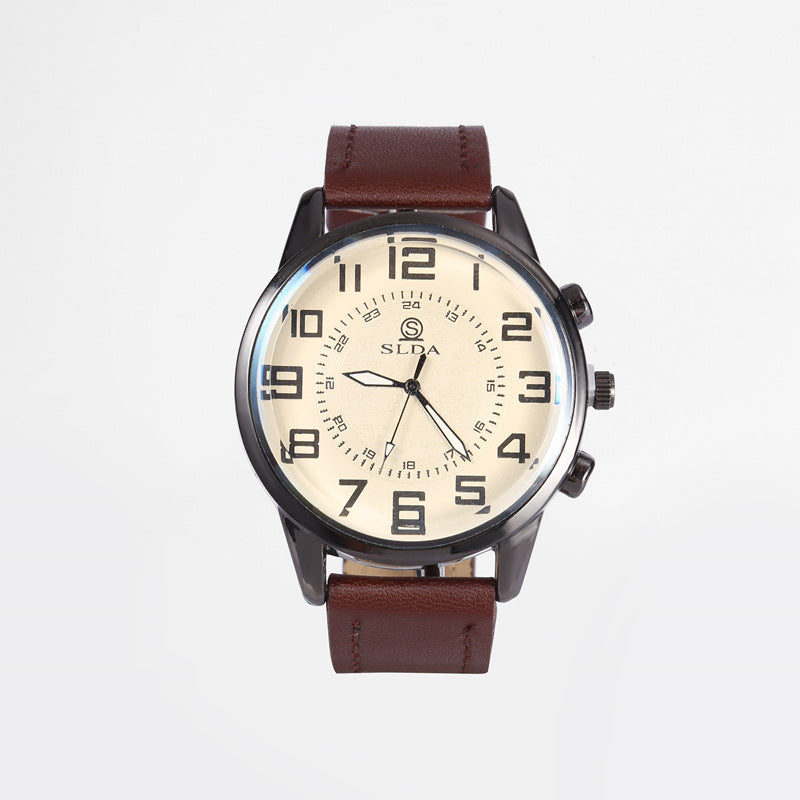 Belt Men's Digital Dial Quartz Watch - Nkayo Fashion