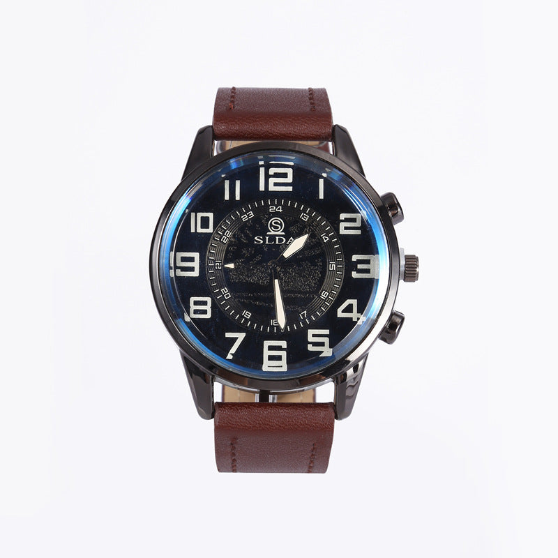 Belt Men's Digital Dial Quartz Watch - Nkayo Fashion