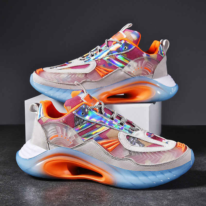 Student Trend Sports Casual Shoes Reflective Running Shoes - Nkayo Fashion