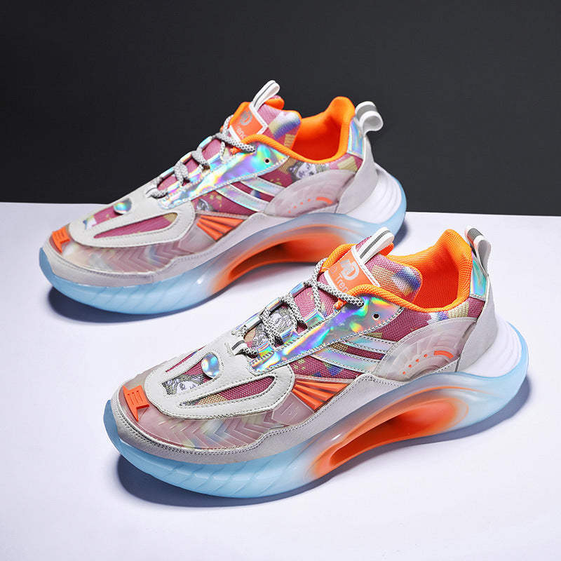 Student Trend Sports Casual Shoes Reflective Running Shoes - Nkayo Fashion