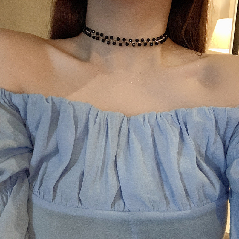 Crystal Weave Summer Necklace - Nkayo Fashion
