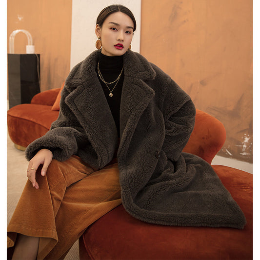 Elegant Warm Coat For Woolen Coat Women - Nkayo Fashion