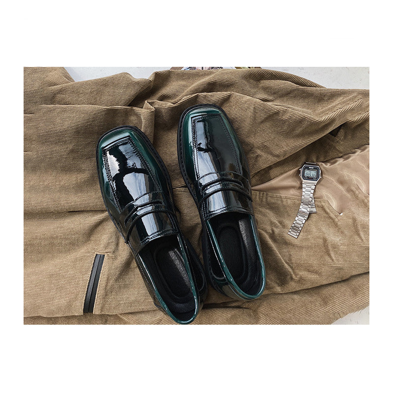 Men'S Shoes, Low-Top, Thick-Soled, Personality Trend, All-Match Spring New Breathable Footwear Korean Casual Leather Shoes For Men - My Store