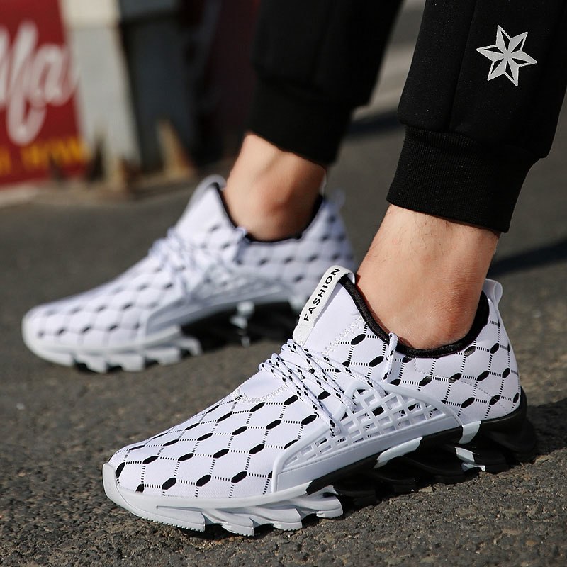 Men's Sport Sneakers Men Comfortable Sports Outdoor Running Shoes Newest Male Breathable Footwear for Men Lace-Up - My Store