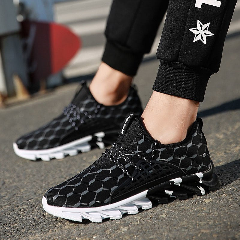 Men's Sport Sneakers Men Comfortable Sports Outdoor Running Shoes Newest Male Breathable Footwear for Men Lace-Up - My Store