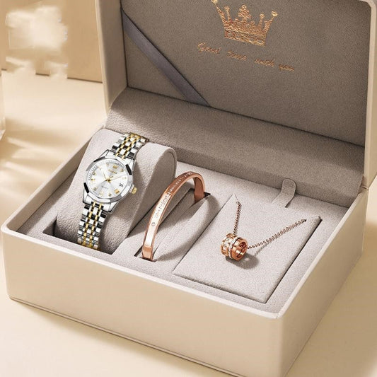 Quartz Women's Watch Gift Box - Nkayo Fashion