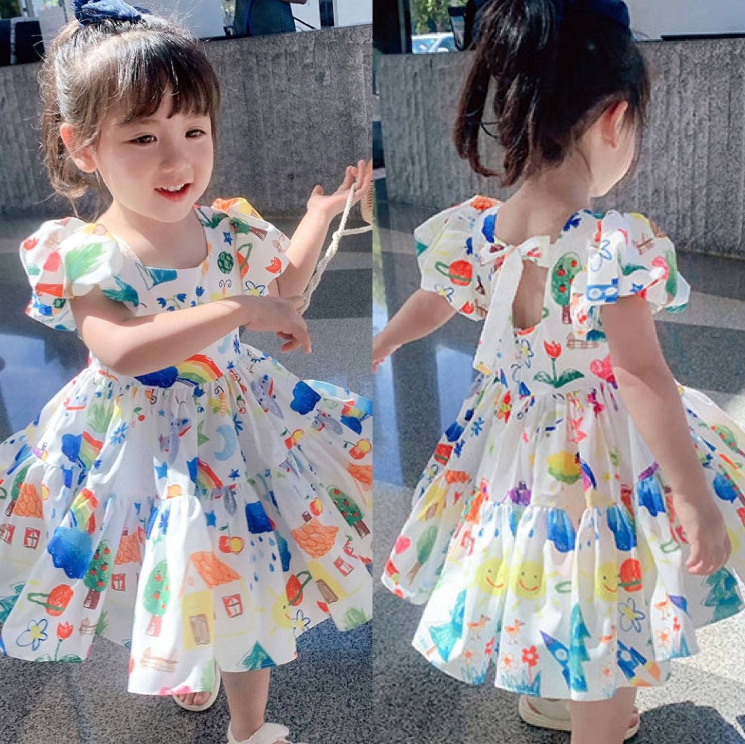 Girls summer  dress - Nkayo Fashion