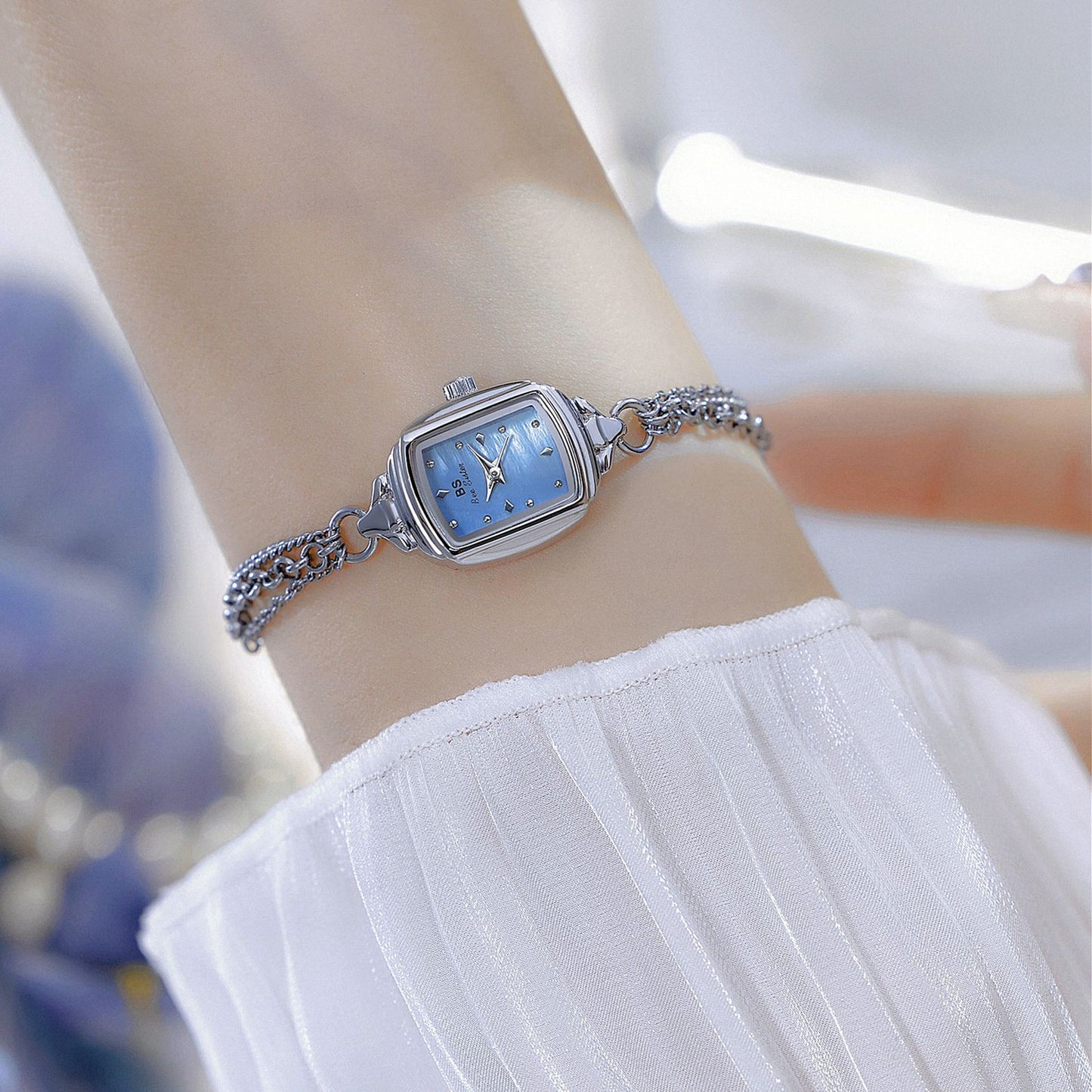 Ladies New Minority Simple Light Blue Watch - Nkayo Fashion