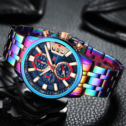 Personalized Waterproof Quartz Watch Magic Color Shell Multifunctional - Nkayo Fashion