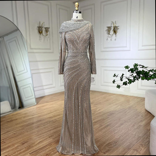 Nude Fishtail Slim Women Dress - Nkayo Fashion